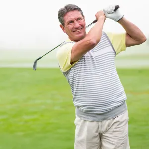 Man Golfing