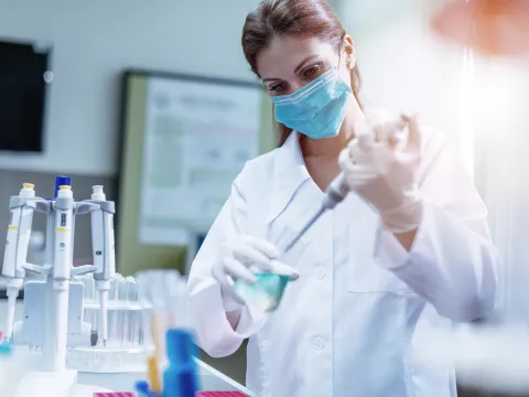 Doctor in Lab