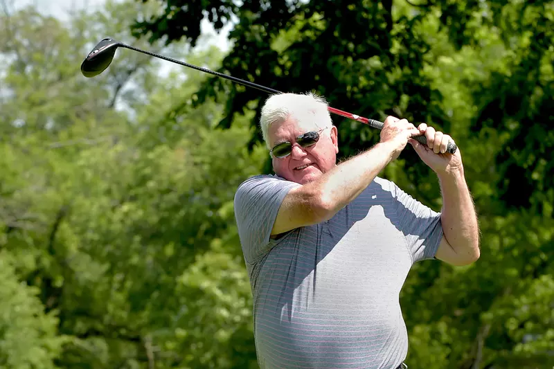 John Brockob Playing Golf