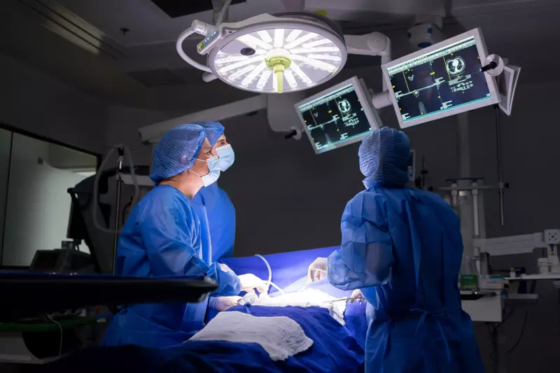 Surgical Staff Operating in Surgical Room